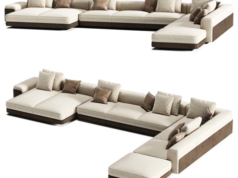  FIFTYFOURMS Lares 16 模块化沙发3d模型 