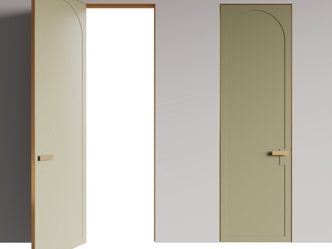  室内门 DS 005-013d模型 