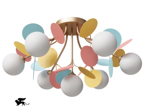  ARTE灯具 OM A1369PL-7MD3d模型 