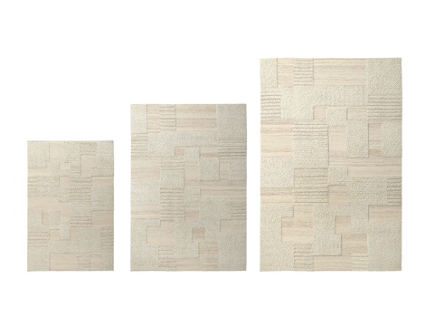  民族系列Chandigarh羊毛地毯3d模型 