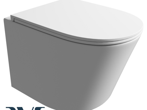  OM 壁挂式马桶 AVS Lemma 无圈边款3d模型 