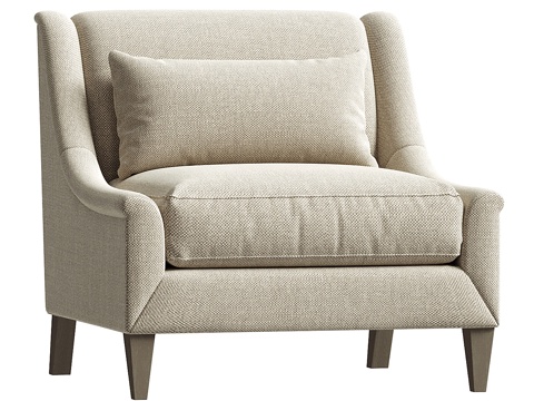  单人沙发3d模型 