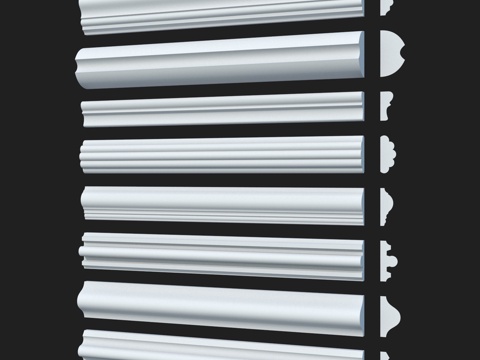  光滑装饰线条套装59. LepGrand3d模型 