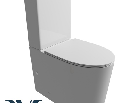  OM AVS Foton无缘紧凑型马桶3d模型 