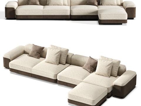  FIFTYFOURMS Lares 19 模块化沙发3d模型 