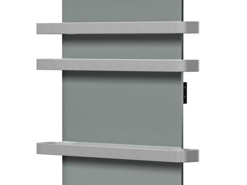  艾伦布劳无限系列60x电热毛巾架3d模型 