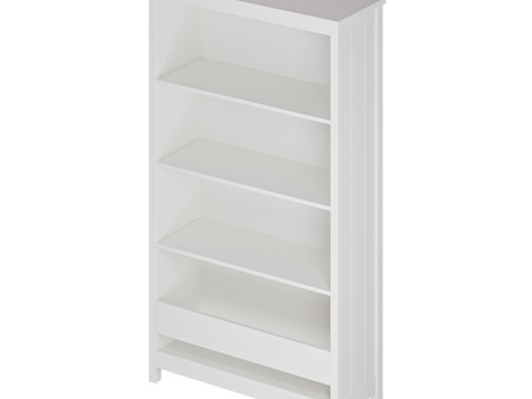  OM木质层架单元L号3d模型 