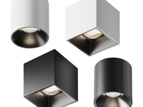  天花灯 Alfa LED3d模型 