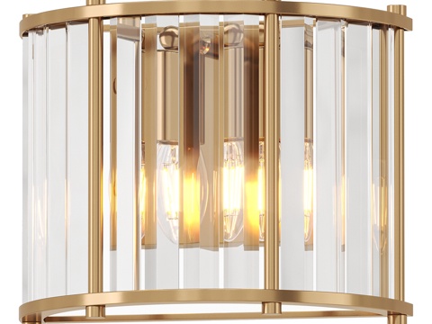  斯蒂尔福特壁灯，瓦舍系列3d模型 