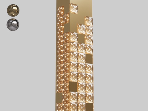 优雅萤石壁灯 (OM)3d模型