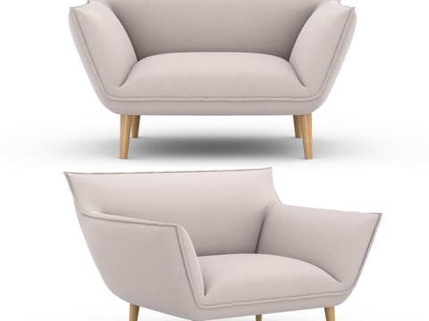  OM The Furny Visby 椅3d模型 