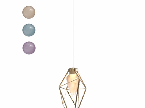  La Citta 萤石灯 FL1101-1P (OM)3d模型 