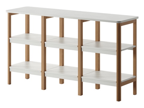  OM Shelf 经典低柜3d模型 