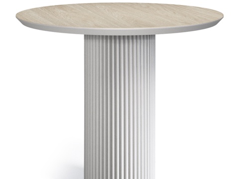 OM The Furny Holm 圆形非伸缩餐桌3d模型