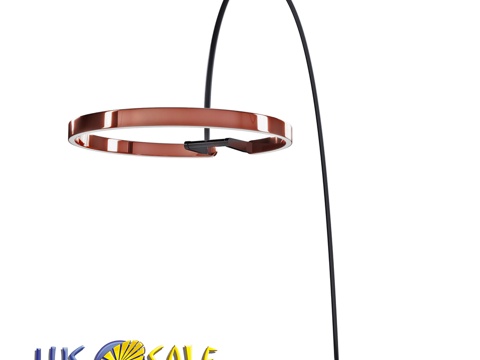  OM落地灯Lussole LSP-09373d模型 