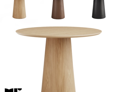  (OM) VOLAN VENEER 餐桌 by MANO F3d模型 