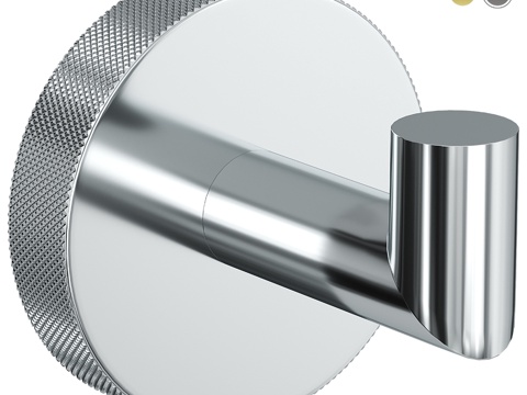  艾伦布劳优先系列 6.31001-00 镀铬毛巾钩3d模型 