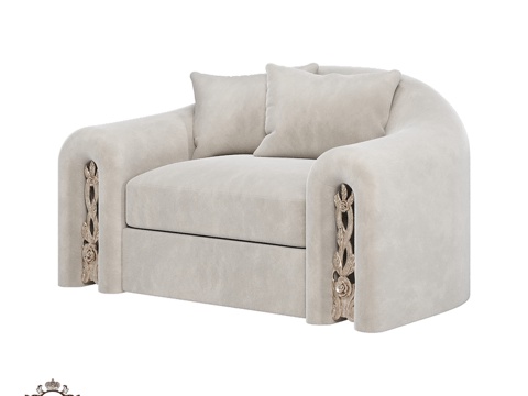  (OM) Nicole Light 罗马诺家居椅3d模型 