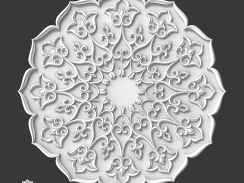  装饰花饰 Ro 11093d模型 