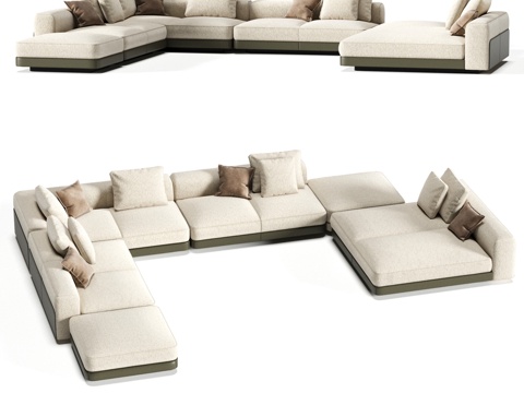  FIFTYFOURMS Lares 14 模块化沙发3d模型 