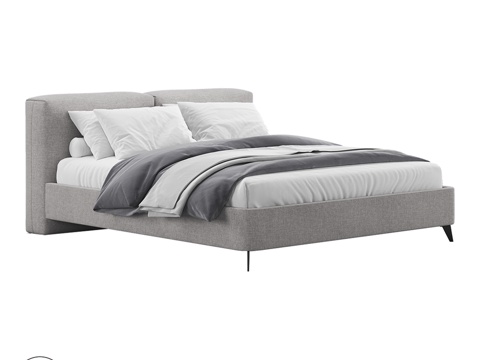  OM Velar 带腿紧凑型床3d模型 