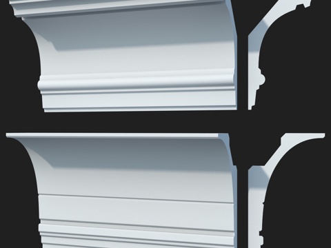  LepGrand光滑檐口651号与666号3d模型 