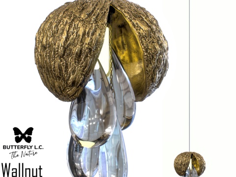  OM Butterfly L.C. Wallnut B Br3d模型 