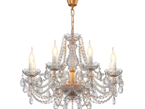 Simone 173 6-8P 吊灯3d模型