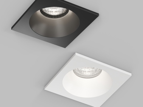  Om Denkirs 凹槽灯 DK2131 黑色 白色款3d模型 