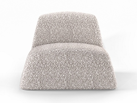  OM Siori Trapeze 1.0 扶手椅 105x93d模型 