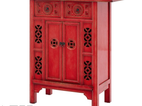  LoftDesigne 80568 型号抽屉柜3d模型 