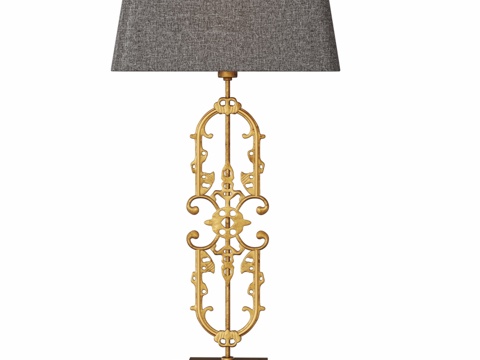  台灯 10439T A LOFT IT 蕾丝款3d模型 