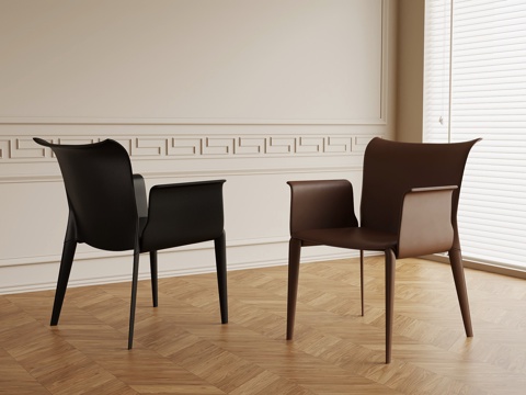  现代餐椅 单椅 椅子3d模型 