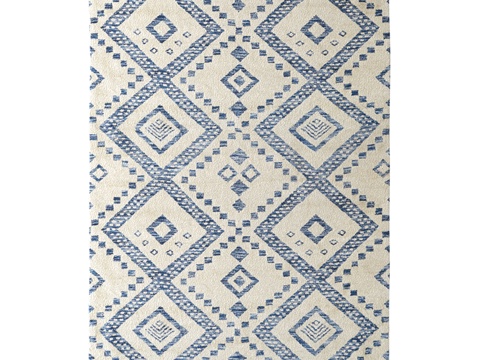  民族风系列纳格浦尔棉质地毯3d模型 