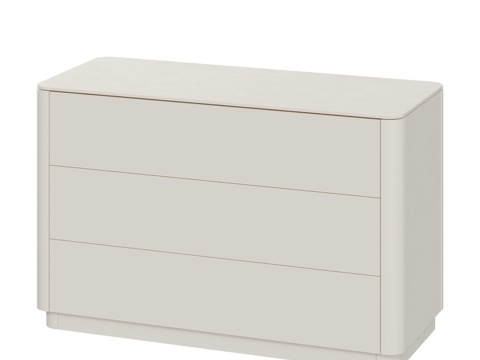  OM Tammi 三抽屉柜 宽90 1203d模型 