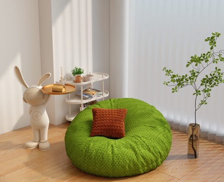  现代单人沙发3d模型 