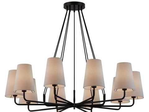  吊灯最爱 2364-10P3d模型 