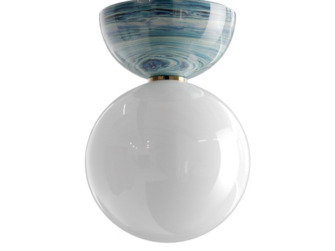  LASVIT 宇宙月球吸顶壁灯 - CL094CA3d模型 