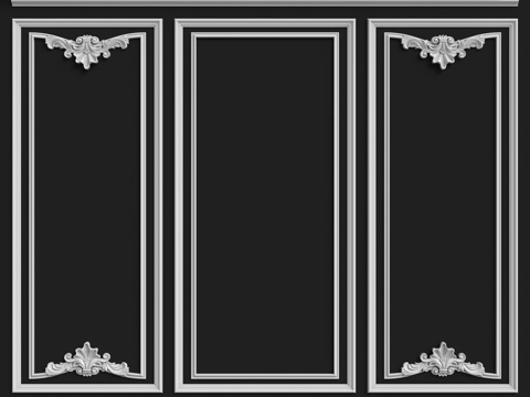  墙面组合 No. 2133d模型 