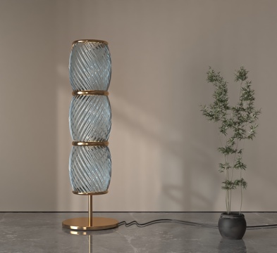  现代落地灯3d模型 