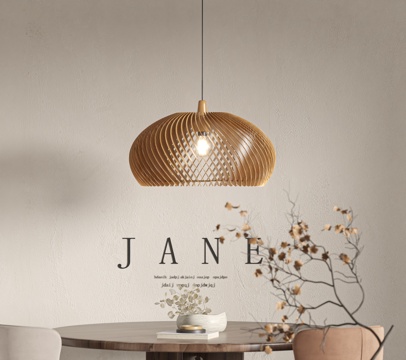  侘寂中古吊灯3d模型 