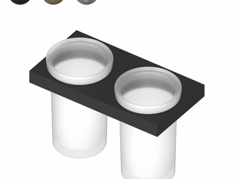 双杯牙刷架 Petruma 152343d模型