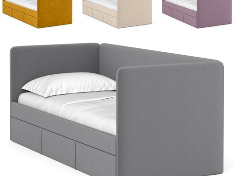  青少年床 Uno Duo3d模型 