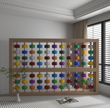  现代摆件3d模型 