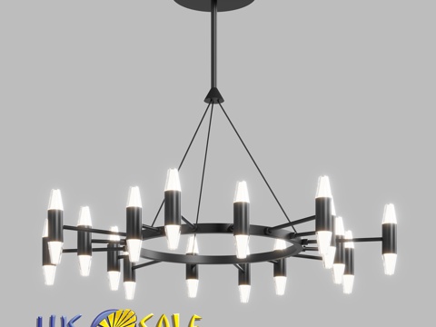  OM吊灯 Lussole LSP-74073d模型 