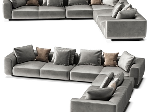  FIFTYFOURMS Leggero 13 模块化沙发3d模型 