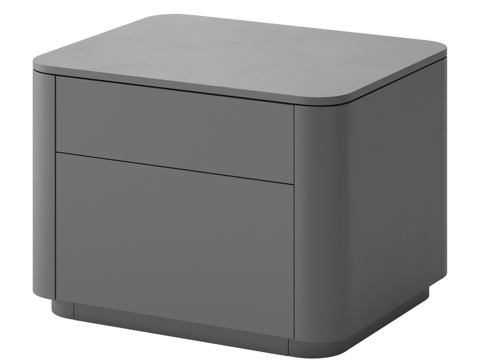  OM床头柜Tammi 2抽屉50 60厘米3d模型 