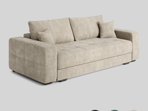  OM水星直线沙发（Savlukov-Mebel出品）3d模型 