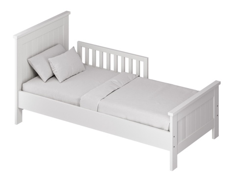  OM青少年木床3d模型 