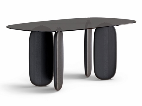  OM Siori 武士道玻璃餐桌 05&amp;063d模型 